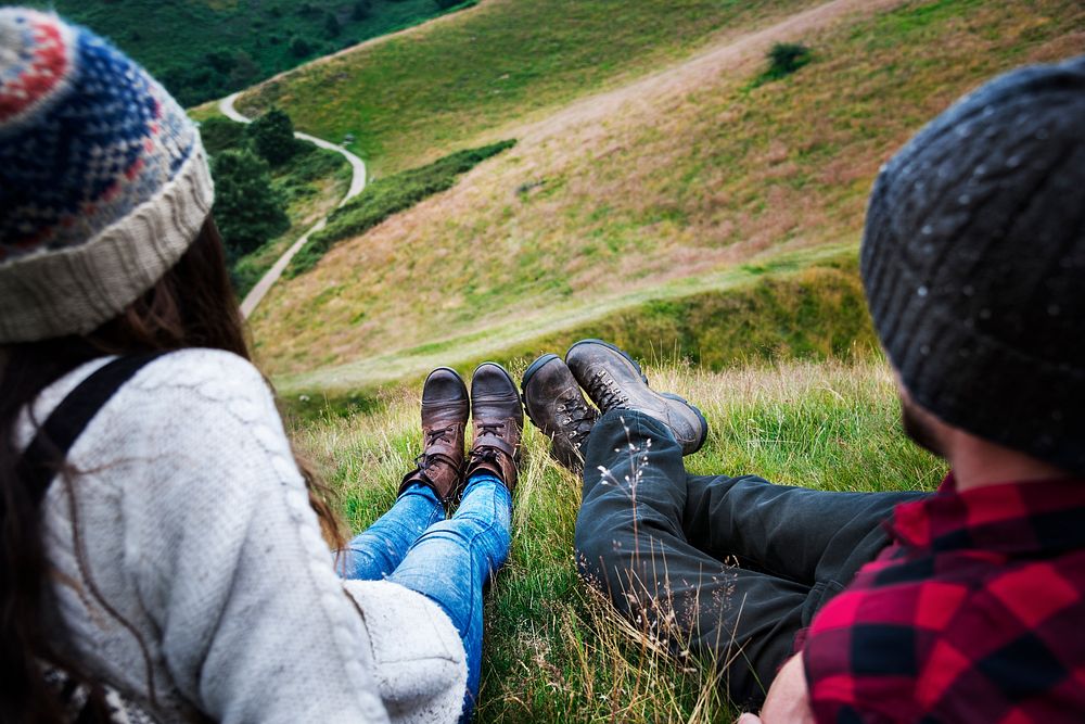 Friends exploring and enjoying nature shoot