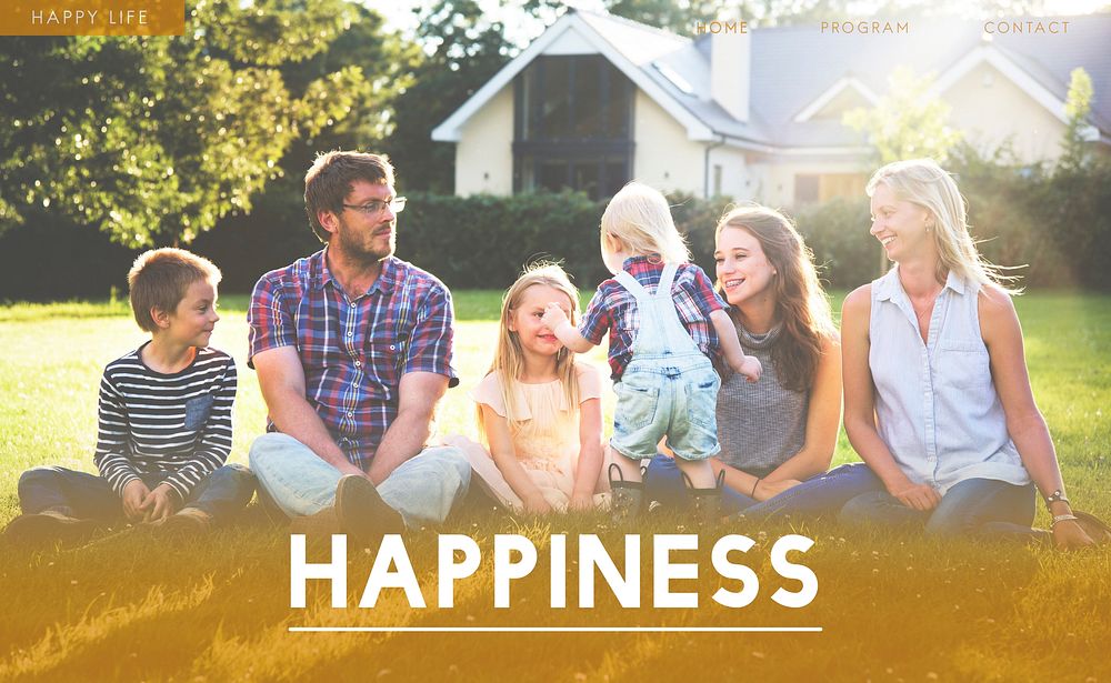 Family Happiness Memorable Outdoors Gradient
