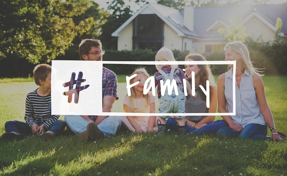 Family Happiness Memorable Outdoors Word Hashtag