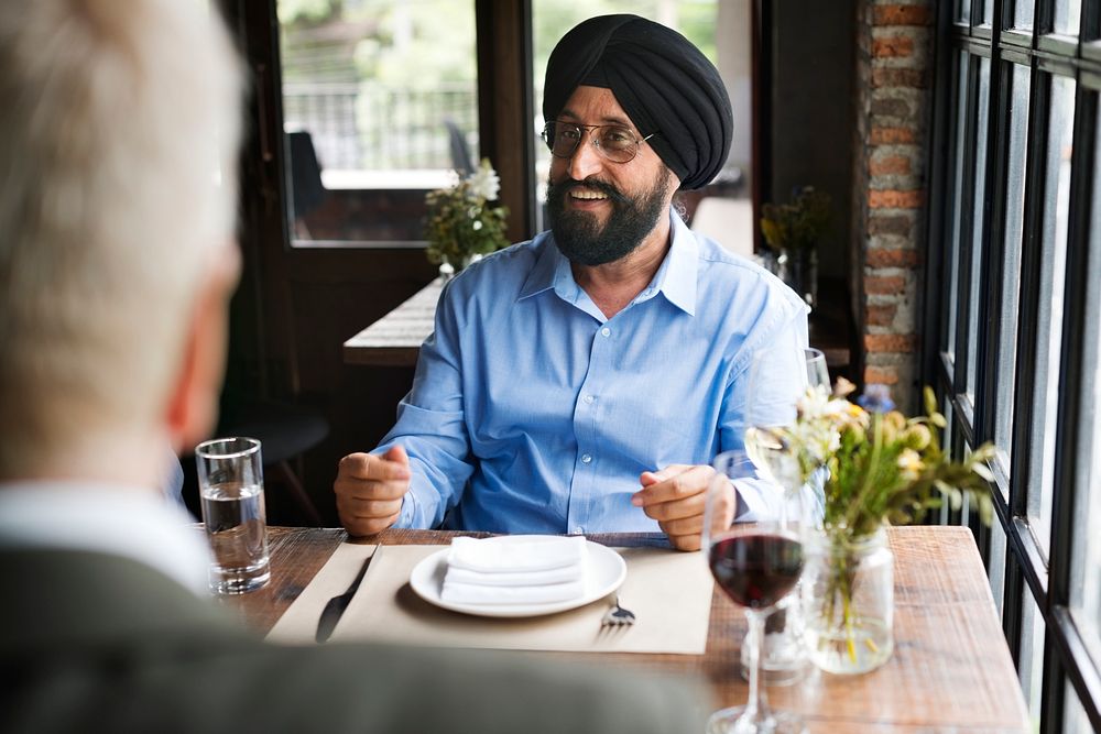 Business People Dining Together Concept