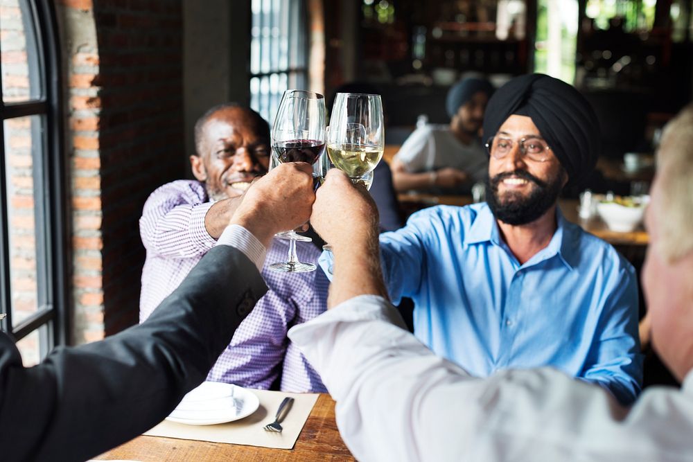 Business People Dining Together Concept