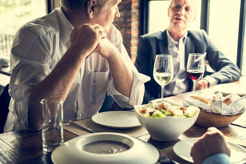 Business People Dining Together Concept