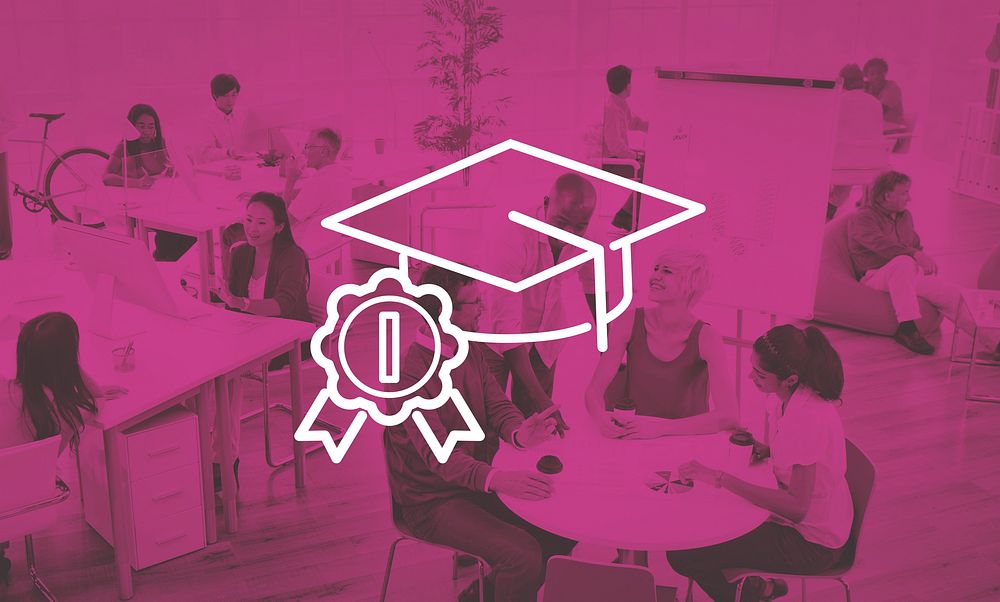 Academic Graduation Hat Successful Education Concept