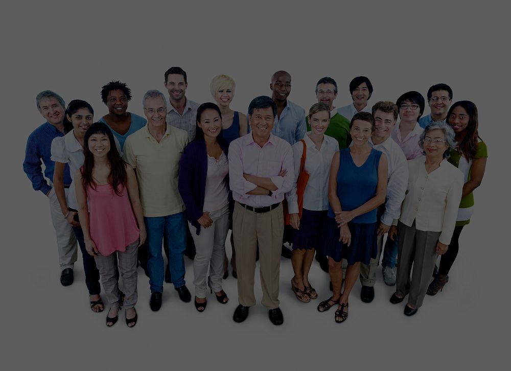 Large Group of Business People Team Community Concept