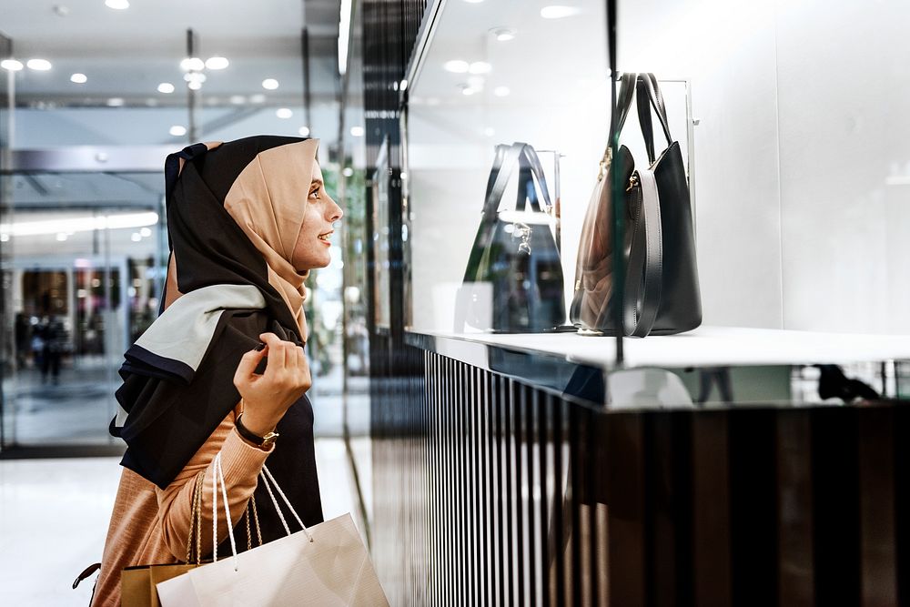 Young Woman Shopping Consumer Concept