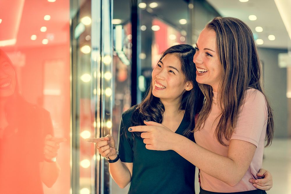 Group Of People Shopping Concept