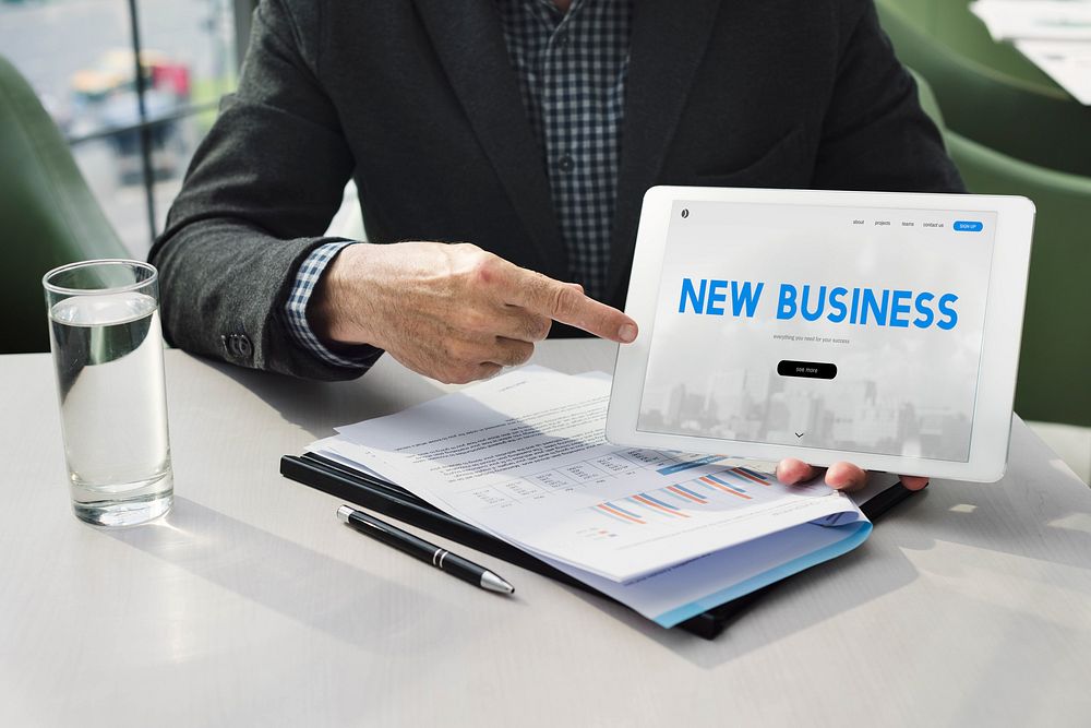 New Business Financial Enterprise Word