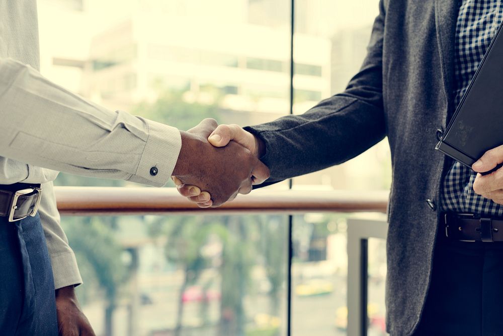 Business Handshake Collaboration Success Concept