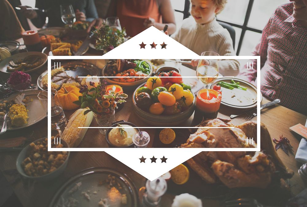 Icon Thanksgiving Family Dinner Feast