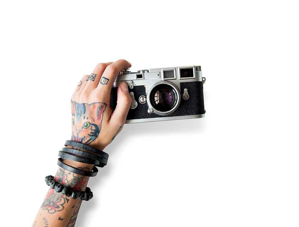 Tattoo Camera Photography Media Creative Film Concept