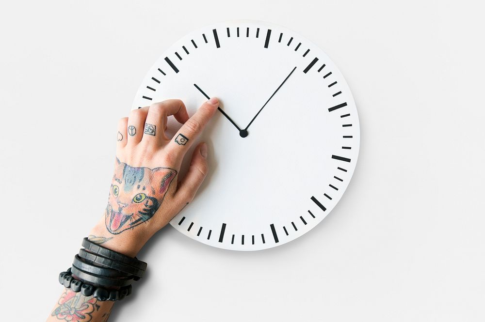 Tattoo Time Schedule Duration Punctual Second Concept