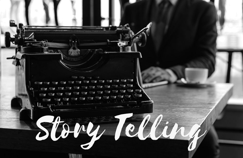 Typewriter Publish Story Telling Content Article