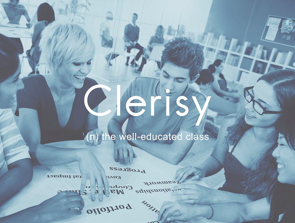 Clerisy Education Knowledge Learning Wise Concept