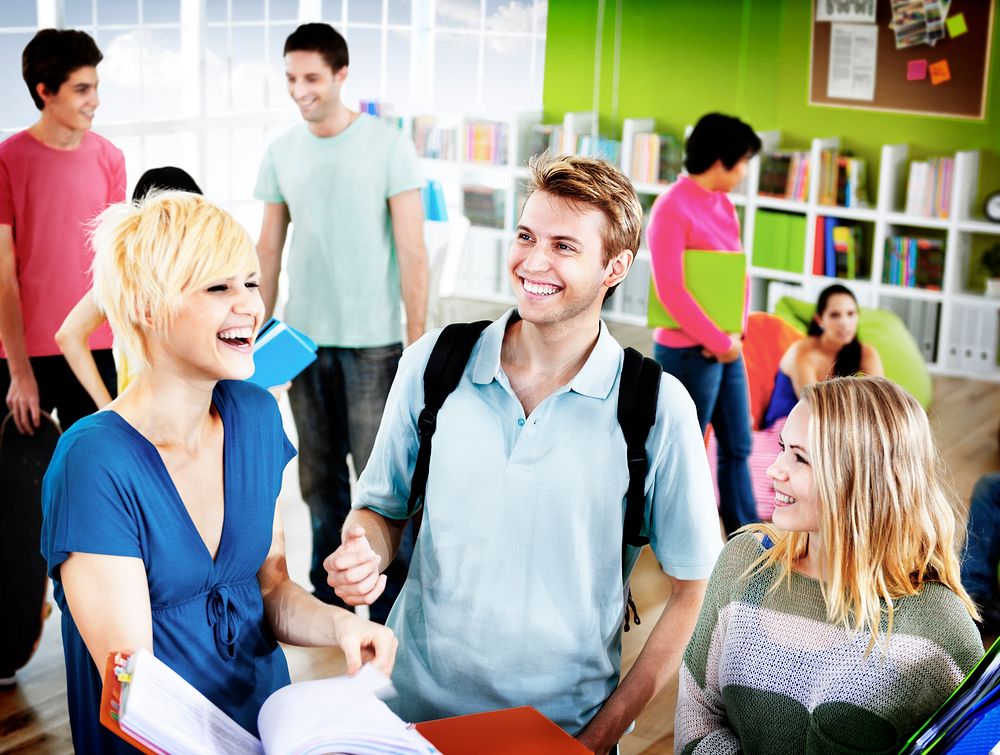 College Students Learning Education University Teaching Concept