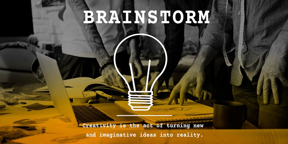 Creative Thinking Lightbulb Icon Sign