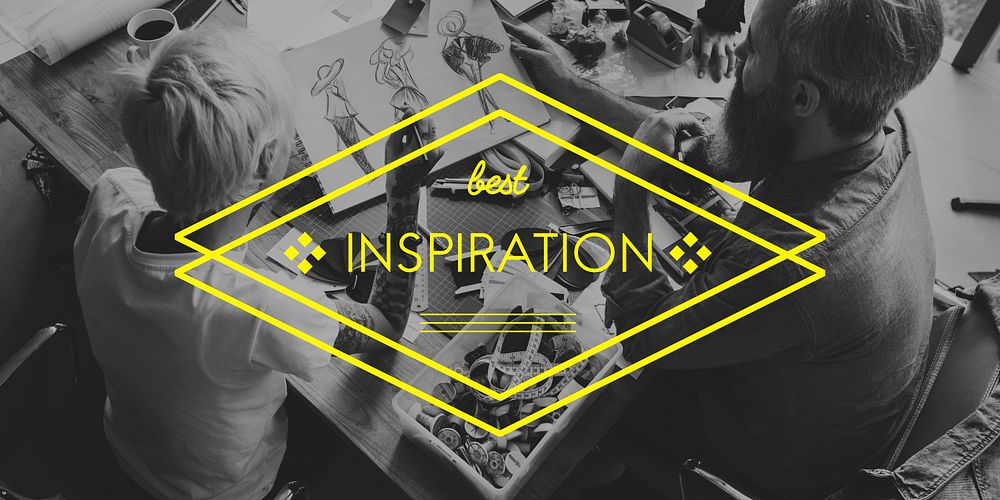 Inspiration Ideas Creativity Imagination Badge Banner