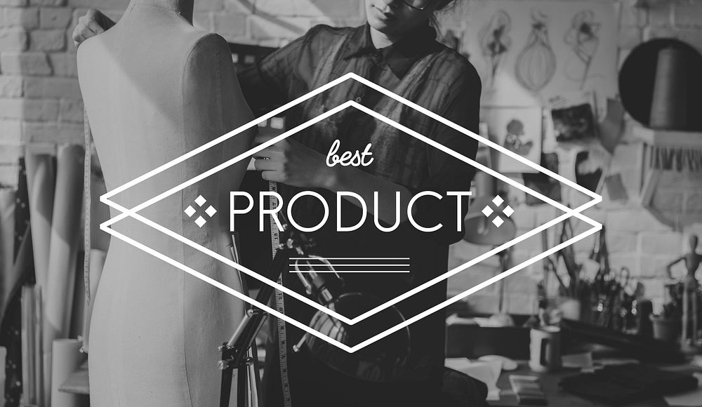 Best Product Rombus Label Concept