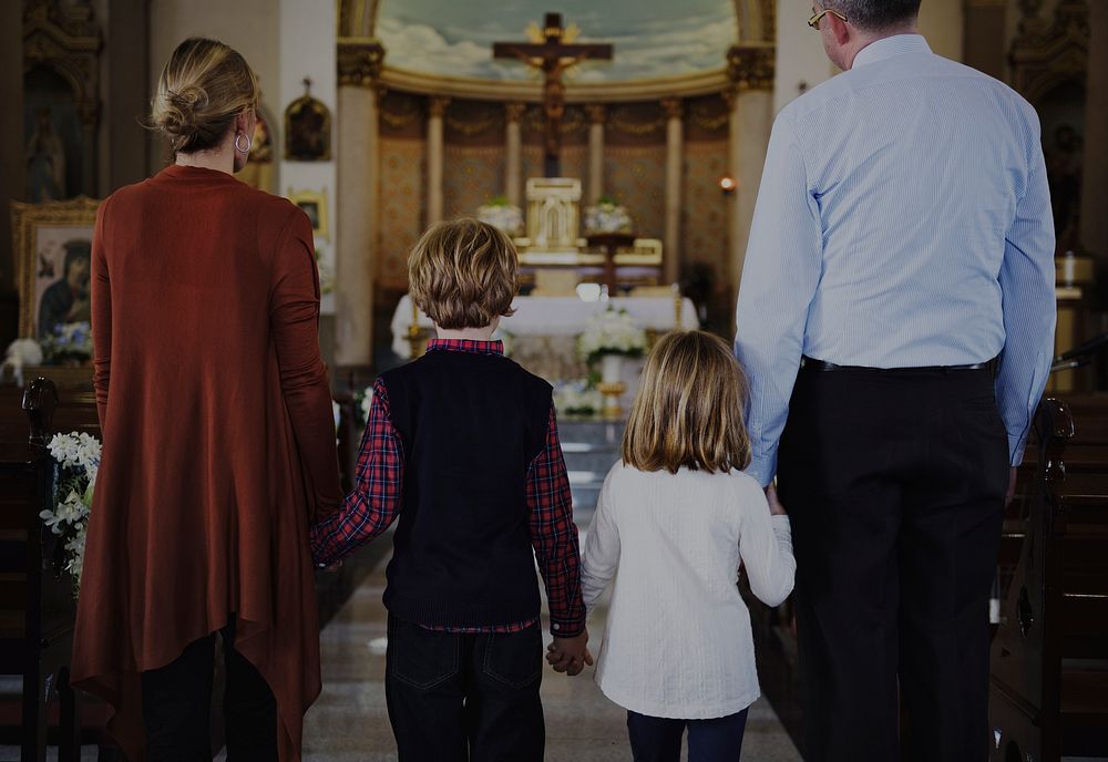 Church People Believe Faith Religious Family