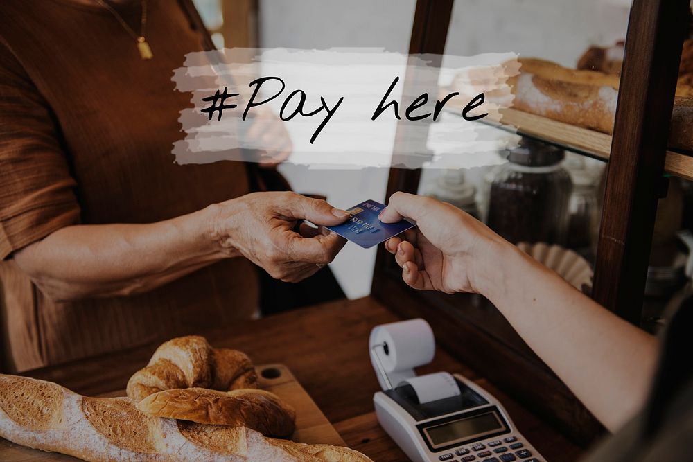 Purchase Buy Pay Check Word Graphic Hashtag