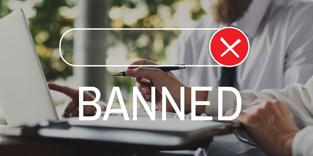 Banned Declined Reject Deny Graphic