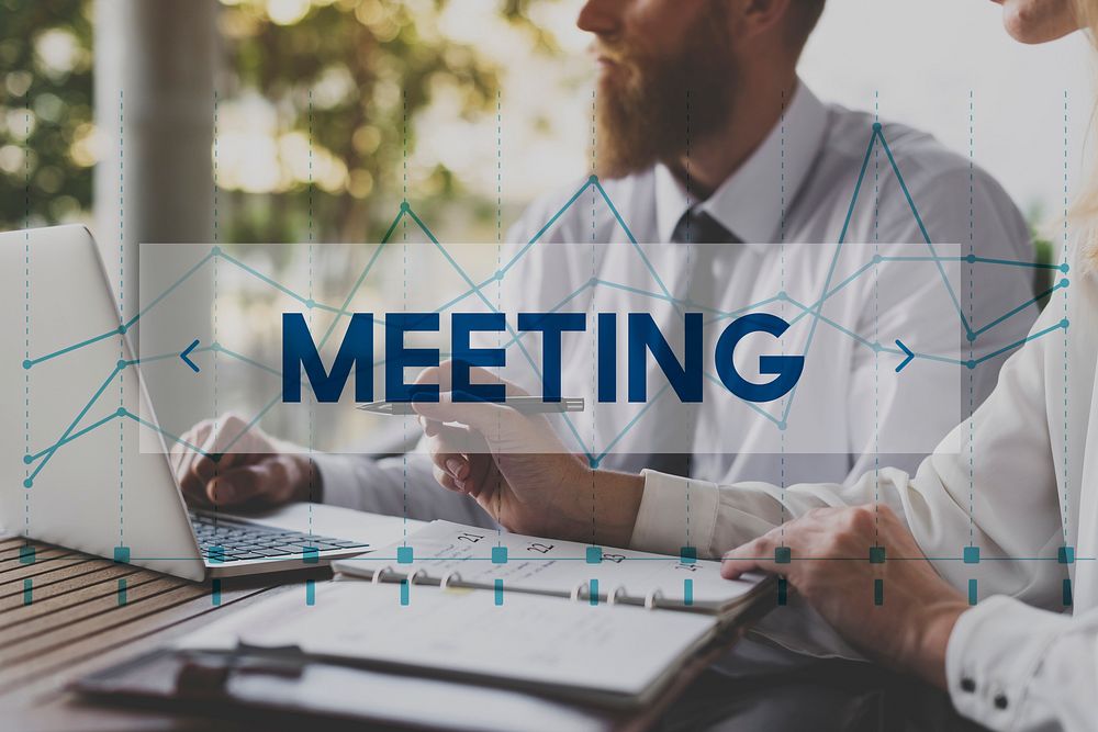 Business Talk Meeting Company Organization Graphic