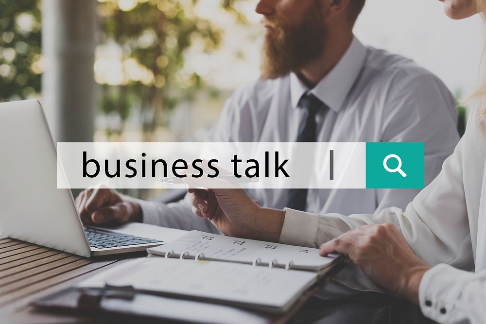 Business Talk Meeting Company Organization Graphic