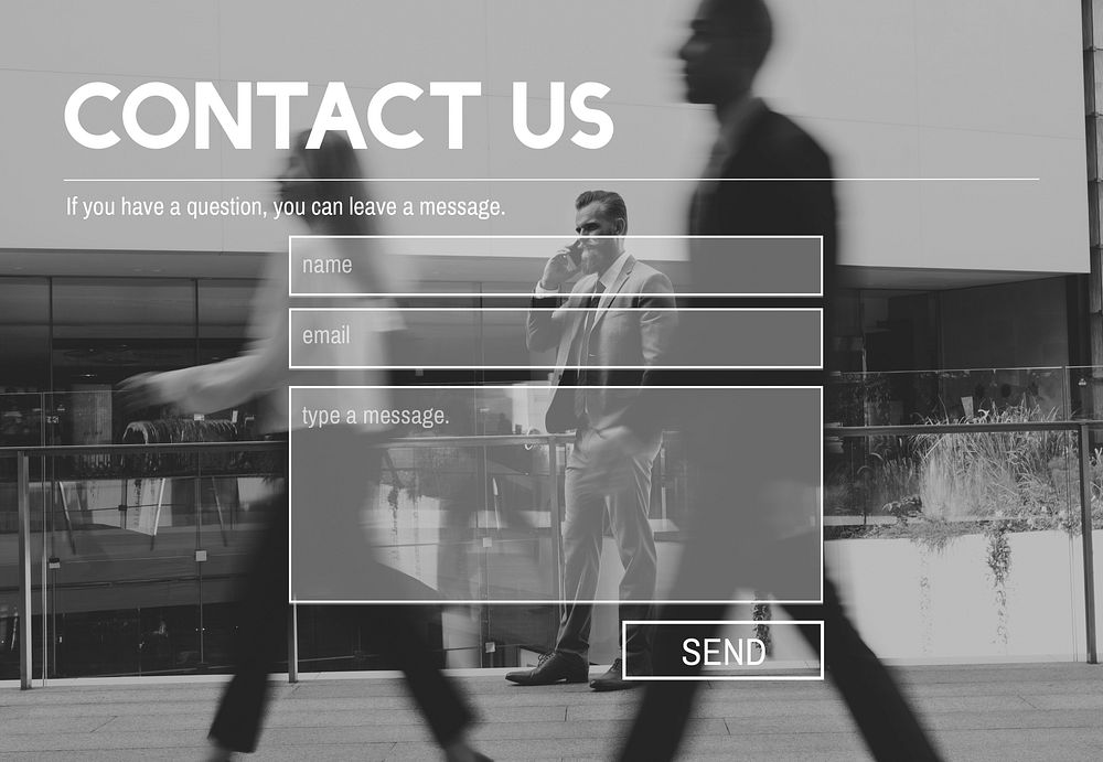 Contact Us Support Help Concept
