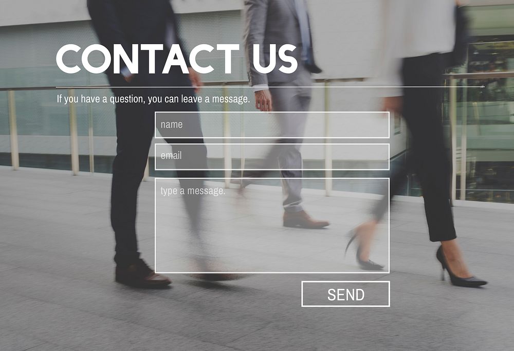 Contact Us Support Help Concept