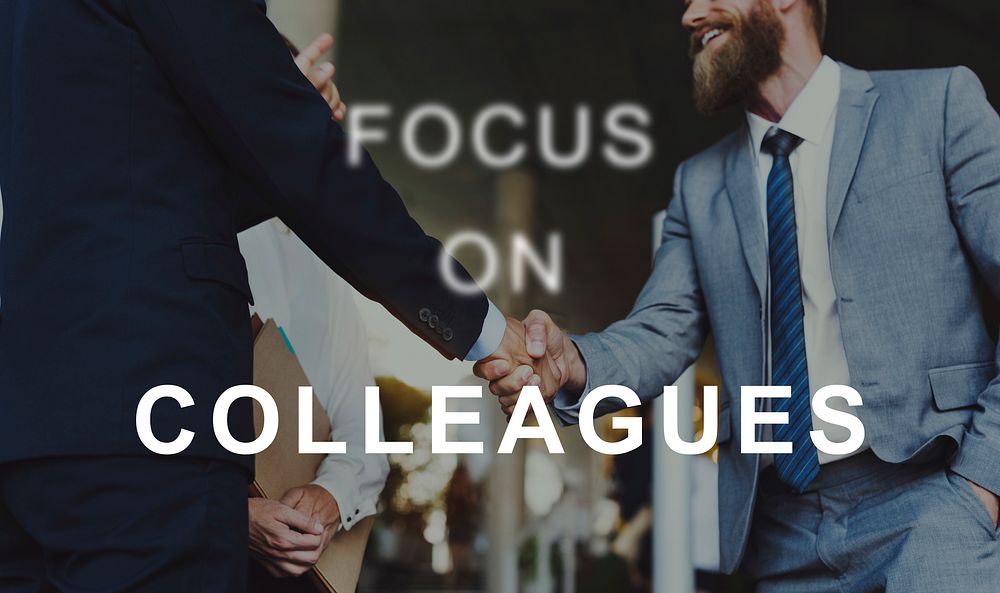 Colleagues Collaboration Coworker Togetherness Word Free Photo rawpixel