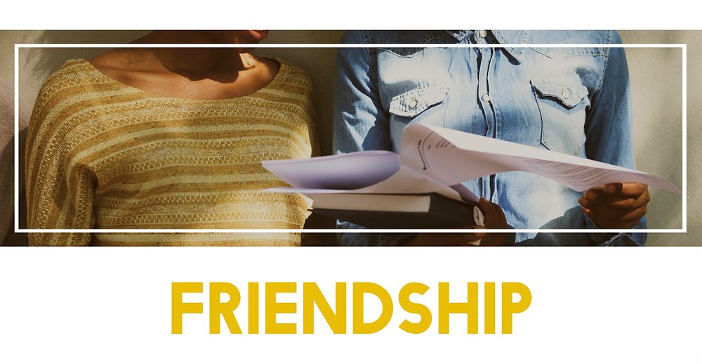 Friendship Togetherness Society Word Graphic