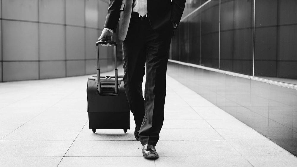 Businessman Traveler Journey Business Travel