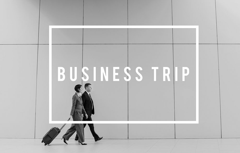 Business Trip International Journey Word