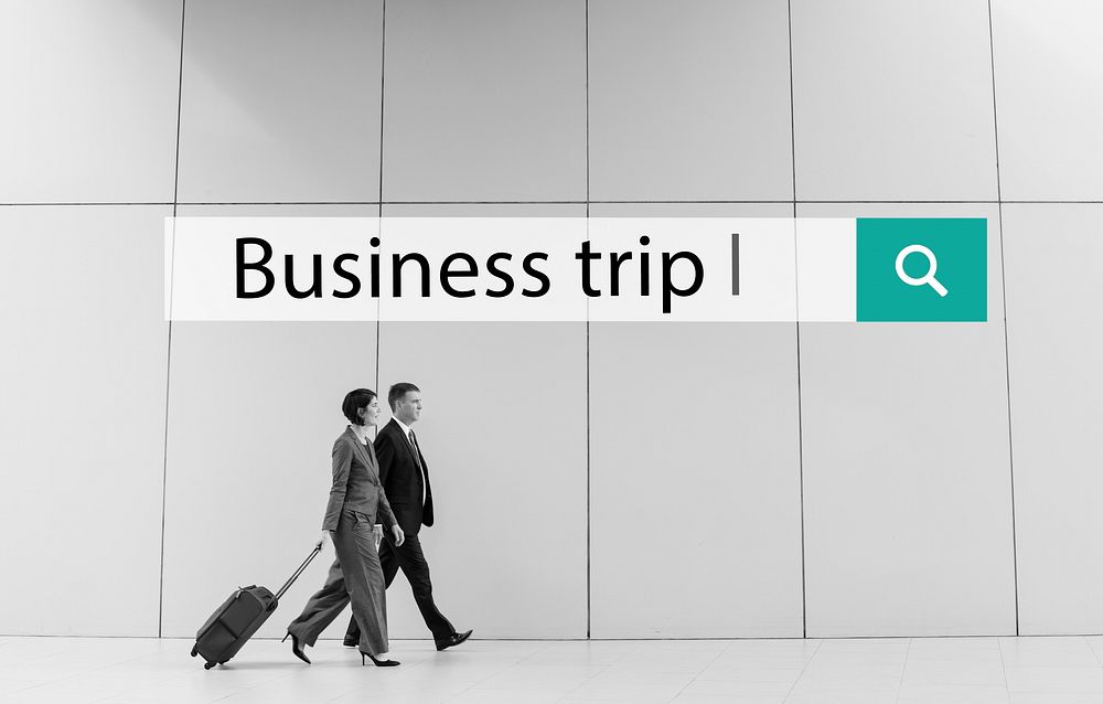 Business Trip International Journey Word
