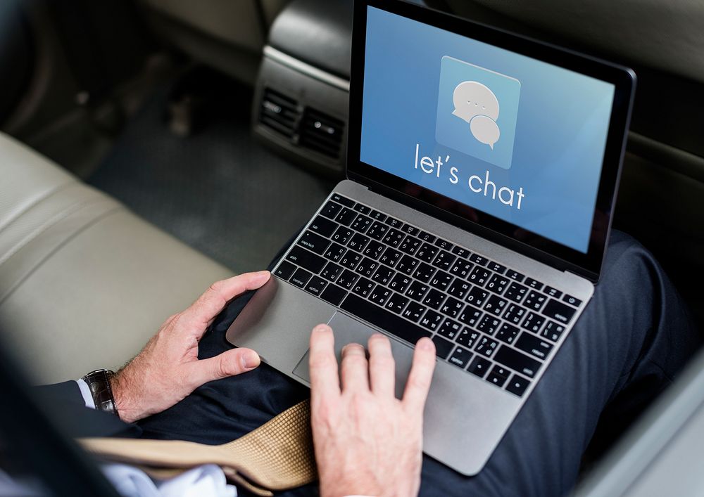 Let's Chat Conversation Message Communication Discussion Word