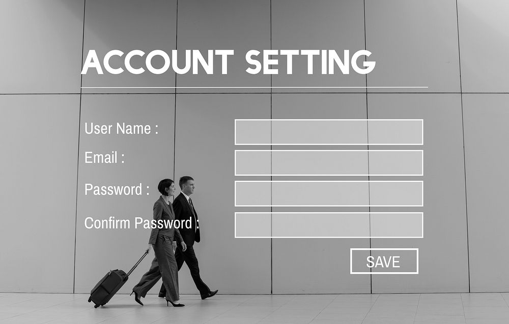 User Login Account Setting Interface