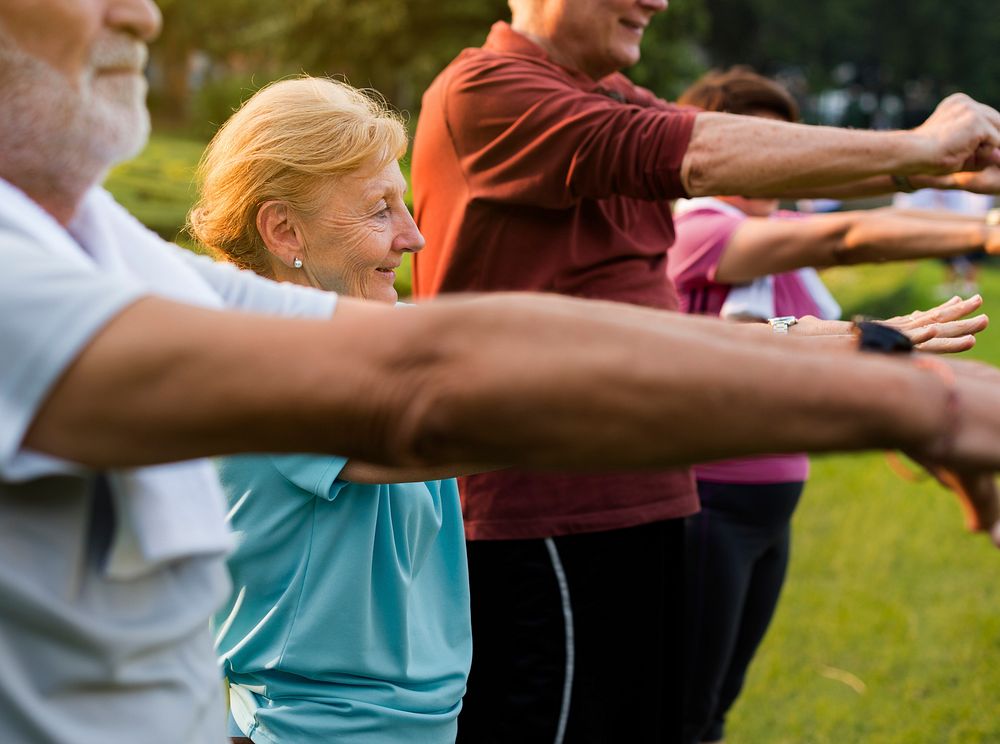 Senior Adult Exercise Fitness Strength