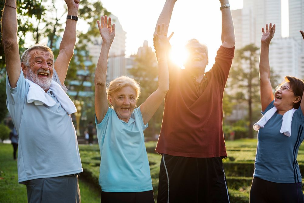 Senior Adult Exercise Fitness Strength