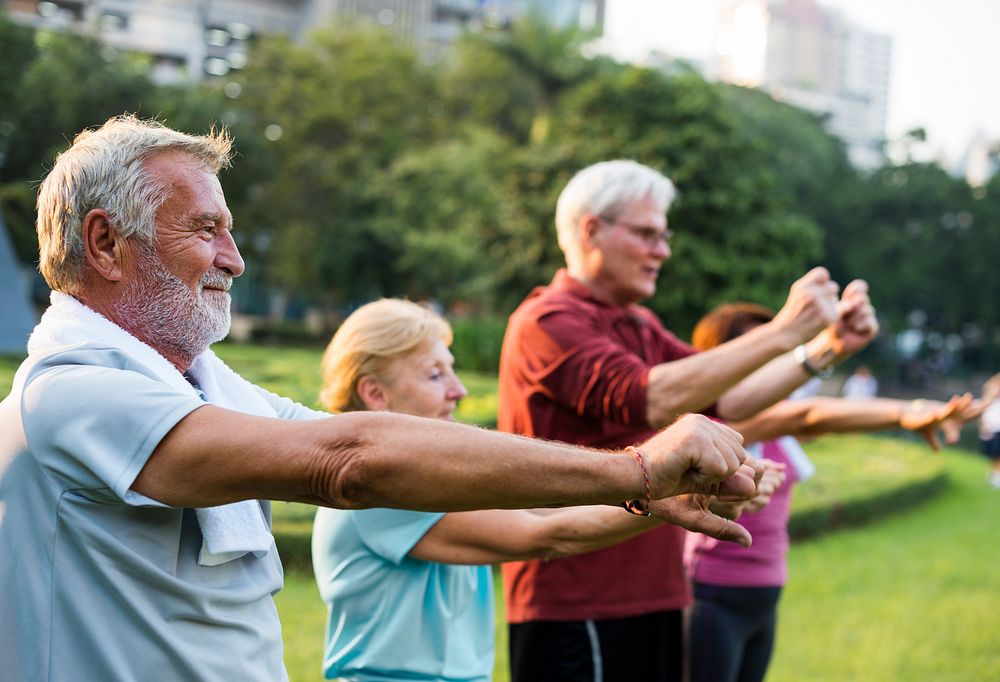 Senior Adult Exercise Fitness Strength