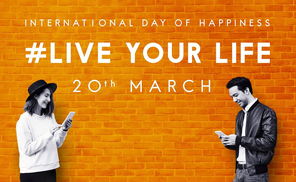 Happy International Day Of Happiness Concept