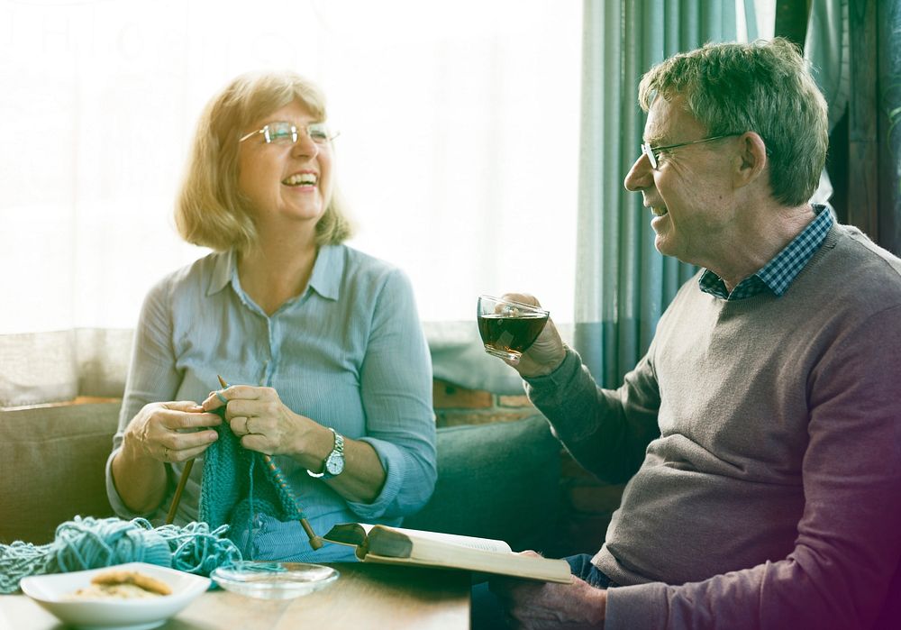 Senior adult couple spending time together after retirement