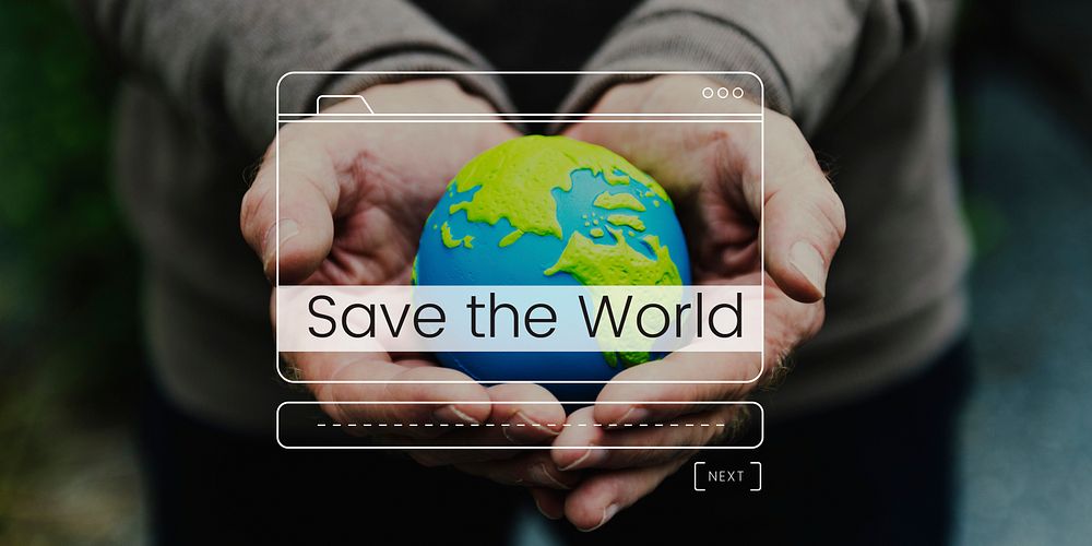 Save The World Message Box Window Graphic