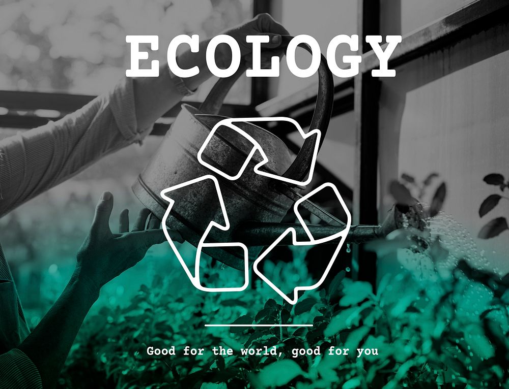 Ecology Recycle Sign Icon Symbol Word