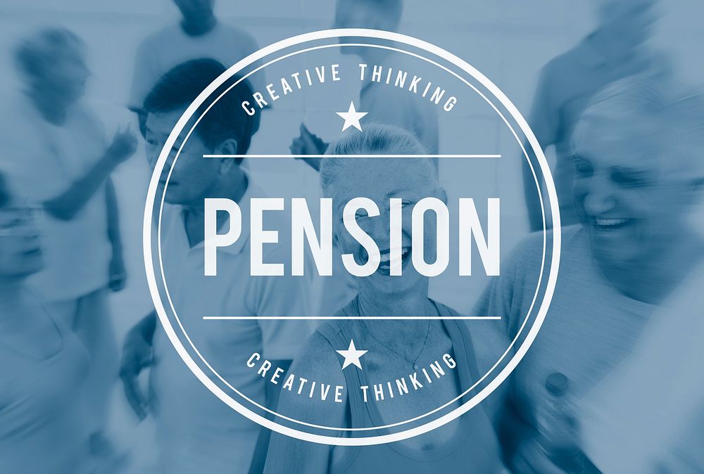 Pension Income Payment Retirement Salary Wage Concept