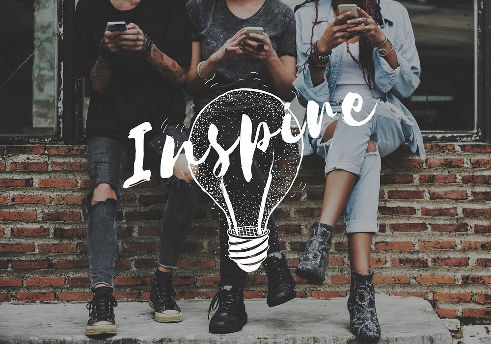 Inspiration Light Bulb Ideas Icon Vector