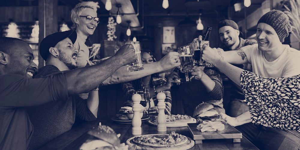 Hands Hold Beverage Beers Bottle Cheers