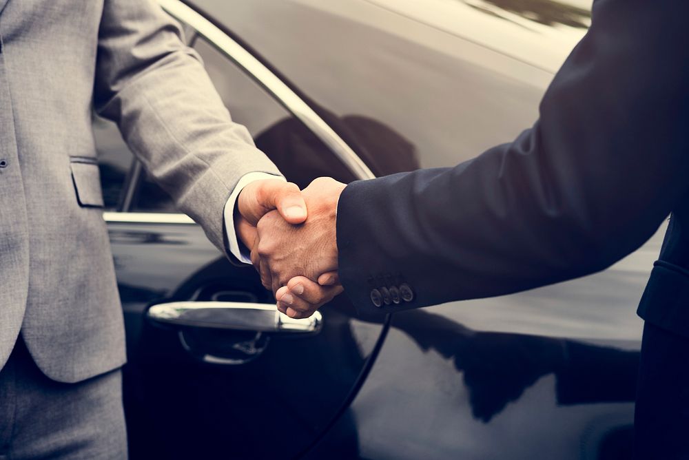Business Men Agreement Deal Hands Shake