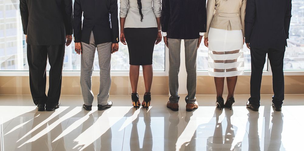 A Group of Business People Standing 