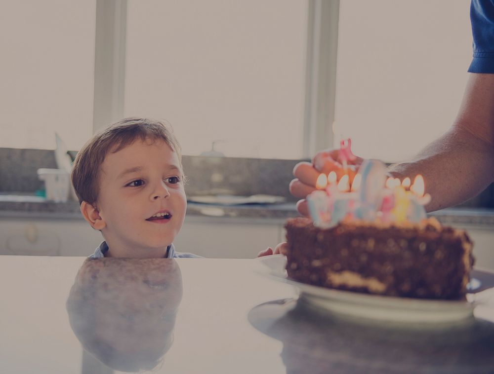 Boy Birthday Celebration Happiness Cake at Home