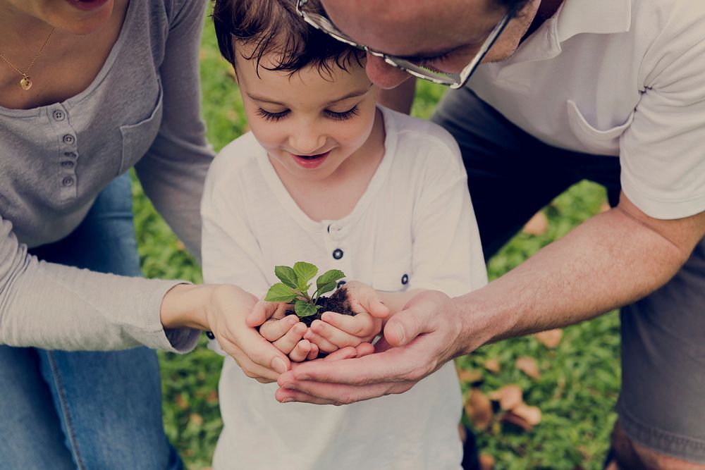 Kid Gardening Greenery Growing Leisure