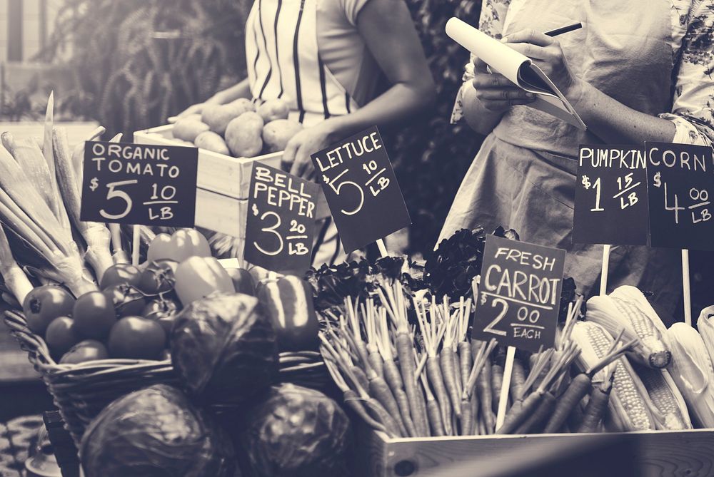 Fresh Vegetable Organic Market Sell